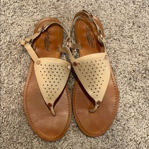 Lucky Brand Sandals with Rose Gold